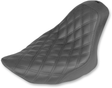 SADDLEMEN Renegade Solo Seat - Lattice Stitched - Black - FL/FX '06-'17 806-12-002LS
