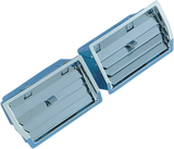 SHOW CHROME Lower Fairing Fresh Air Vents - Chrome 52-552
