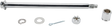 DRAG SPECIALTIES Axle Kit - Rear - Chrome - '86-'99 ST 16-0302-BC520 - Cycle City Outdoors