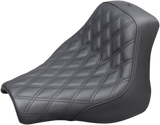 SADDLEMEN Renegade Solo Seat - Lattice Stitched - Black - FXFB '18-'19 - Part 818-28-002LS