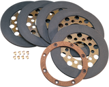DRAG SPECIALTIES Clutch Plate Kit - '68-E'84 Shovelhead 17-0010A-BOX - Cycle City Outdoors