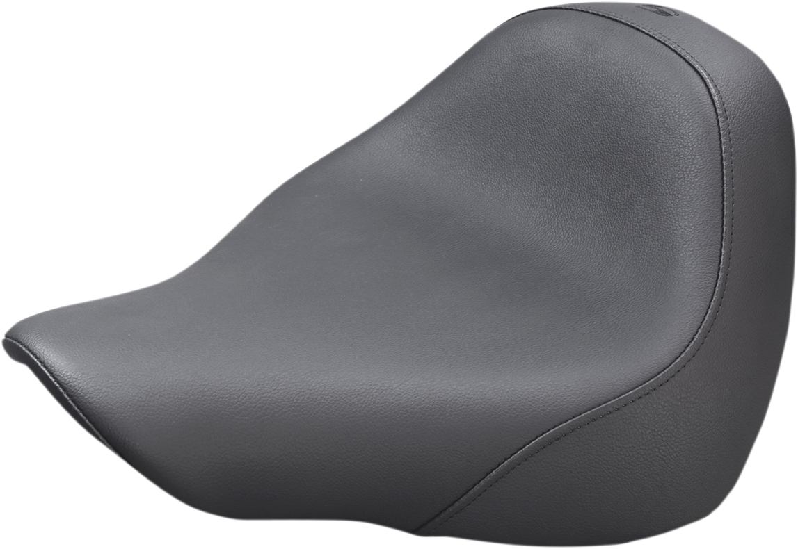 SADDLEMEN Renegade* Solo Seat - Black Smooth - FL/FX '18-'23 (Part Number: 818-27-002)