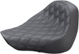 SADDLEMEN Renegade Solo Seat - Lattice Stitched - Black - FL/FX '18-'24 818-27-002LS
