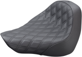 SADDLEMEN Renegade Solo Seat - Lattice Stitched - Black - FL/FX '18-'24 818-27-002LS