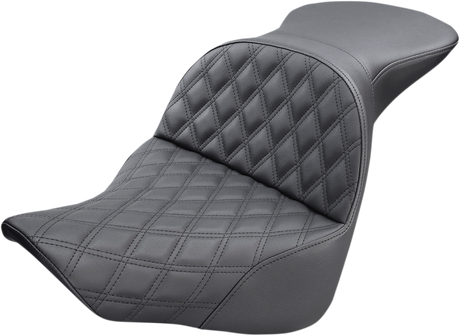 SADDLEMEN Explorer Seat - Lattice Stitched - FL/FX '18-'24 818-27-029LS
