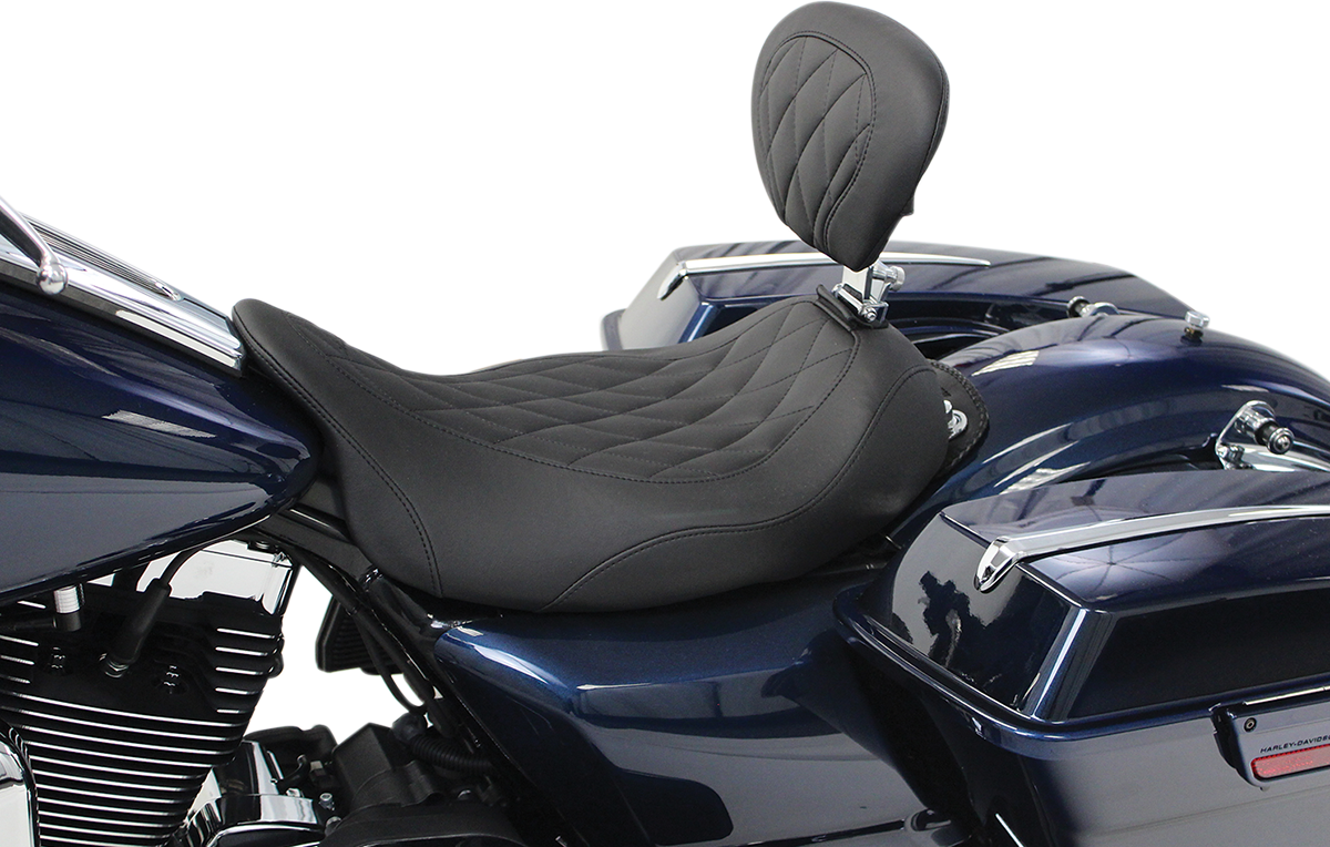 MUSTANG Wide Tripper* Solo Seat - With Removable Driver Backrest - '08+ 79725