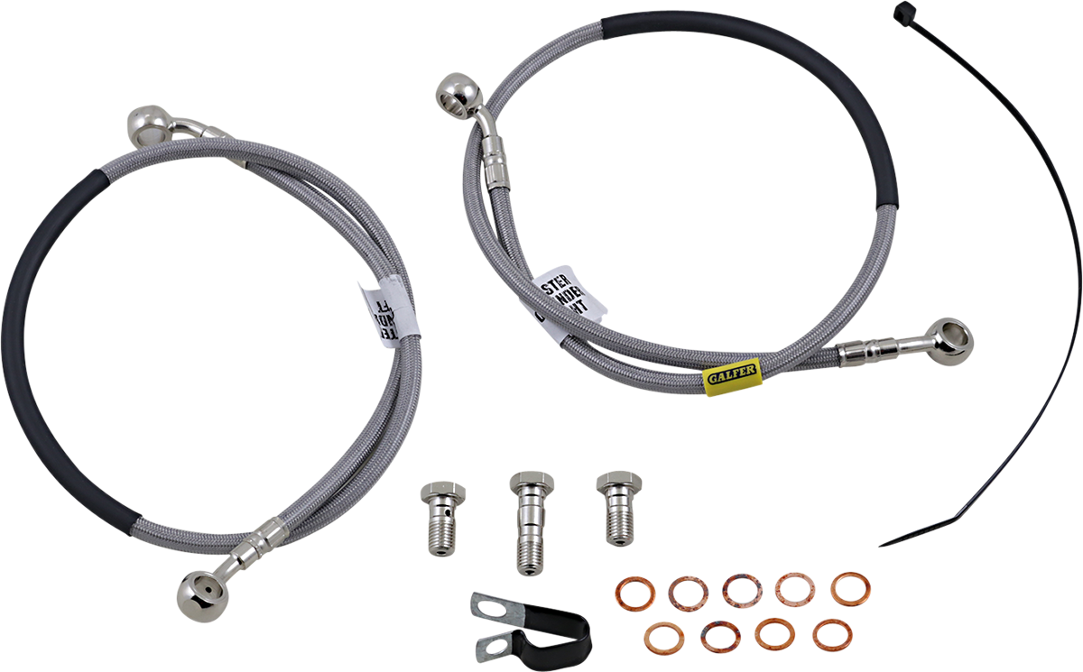 GALFER Brake Line - Stainless Steel FK003D512-2 - Cycle City Outdoors