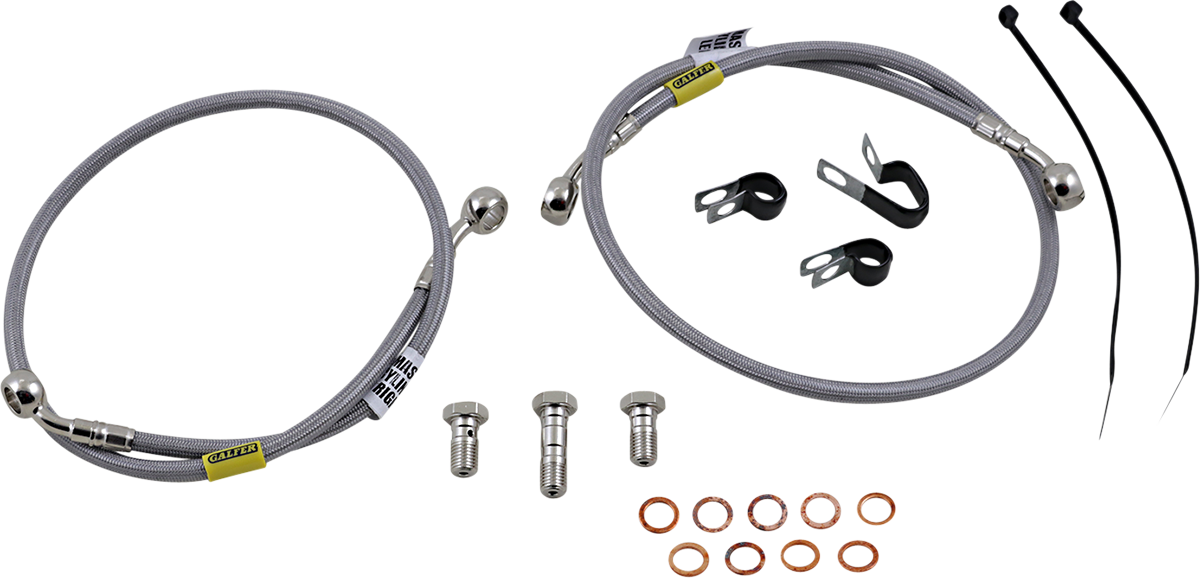 GALFER Brake Line - Stainless Steel FK003D576-2 - Cycle City Outdoors