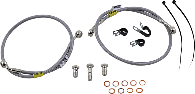 GALFER Brake Line - Stainless Steel FK003D576-2 - Cycle City Outdoors