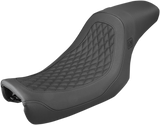 SADDLEMEN Speed Merchant Pro Series Seat - Black - FLD/FXD '06-'17 SM8064DB