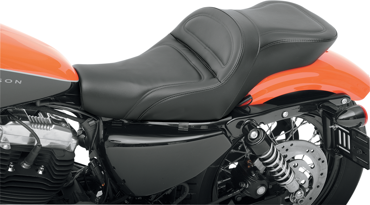SADDLEMEN Seat - Explorer* - Without Backrest - Stitched - Black - XL '04-'22 807-11-029