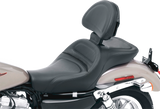 SADDLEMEN Seat - Explorer* - With Backrest - Stitched - Black - XL '04-'20 807-03-030