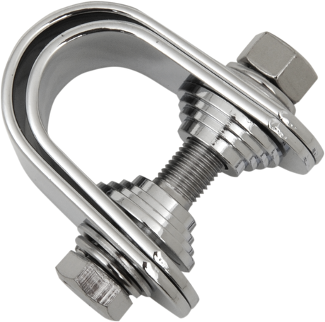 DRAG SPECIALTIES Mini Speedometer/Tachometer Clamp - For 1"/1.25" Tube - Chrome 21-6808A1-BC202 - Cycle City Outdoors