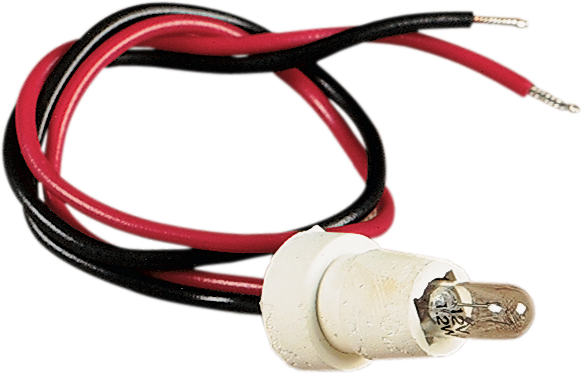 DRAG SPECIALTIES Replacement Rubber Socket/Bulb for Mini Speedos and Tachs 21-6800-BC101 - Cycle City Outdoors