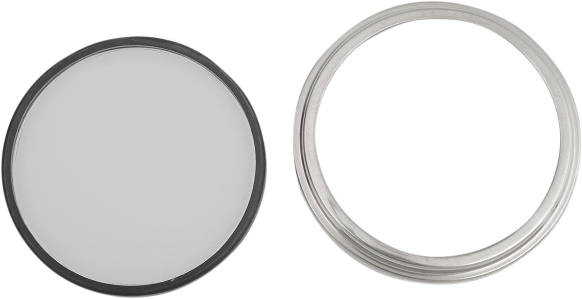 DRAG SPECIALTIES Bezel/Lens Kit for FL-Style Speedometer - 5" Diameter 75403 - Cycle City Outdoors