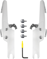 MEMPHIS SHADES Batwing Fats/Slim Mounting Kit - Polished - FLHRS/XS MEK2041