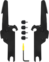 MEMPHIS SHADES Batwing Fats/Slim Mounting Kit - Black - FLHRS/XS MEB2041