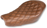 SADDLEMEN Renegade Solo Seat - Lattice Stitched - Brown - XL '04-'20 807-11-002BLS