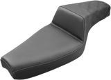 SADDLEMEN Step-Up Seat - Rear Lattice Stitch - Black - XL 807-03-173