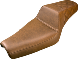 SADDLEMEN Step-Up Seat - Rear Lattice Stitch - Brown - XL 807-11-173BR