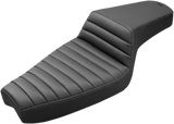 SADDLEMEN Step-Up Seat - Front Tuck-n-Roll - Black - XL 879-03-171