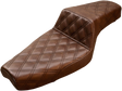 SADDLEMEN Step-Up Seat - Full Lattice Stitch - Brown - XL 807-03-175BR