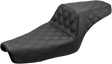 SADDLEMEN Step-Up Seat - Full Lattice Stitch - Black - XL 807-11-175
