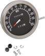 DRAG SPECIALTIES 5" MPH FL-Style 2:1 Speedometer with Tach - '68-'84 Black Face 72761M - Cycle City Outdoors