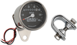 DRAG SPECIALTIES 2.4" MPH Mini LED Mechanical Speedometer/Indicators - Chrome Housing - Black Face - 1:1 21-6804DS1-BX15 - Cycle City Outdoors