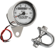 DRAG SPECIALTIES 2.4" MPH Mini LED Mechanical Speedometer/Indicators - Chrome Housing - White Face - 2240:60 21-6829DS1-BX15 - Cycle City Outdoors