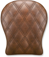 SADDLEMEN Detachable Pillion Pad - Lattice Stitched - Brown SA1027