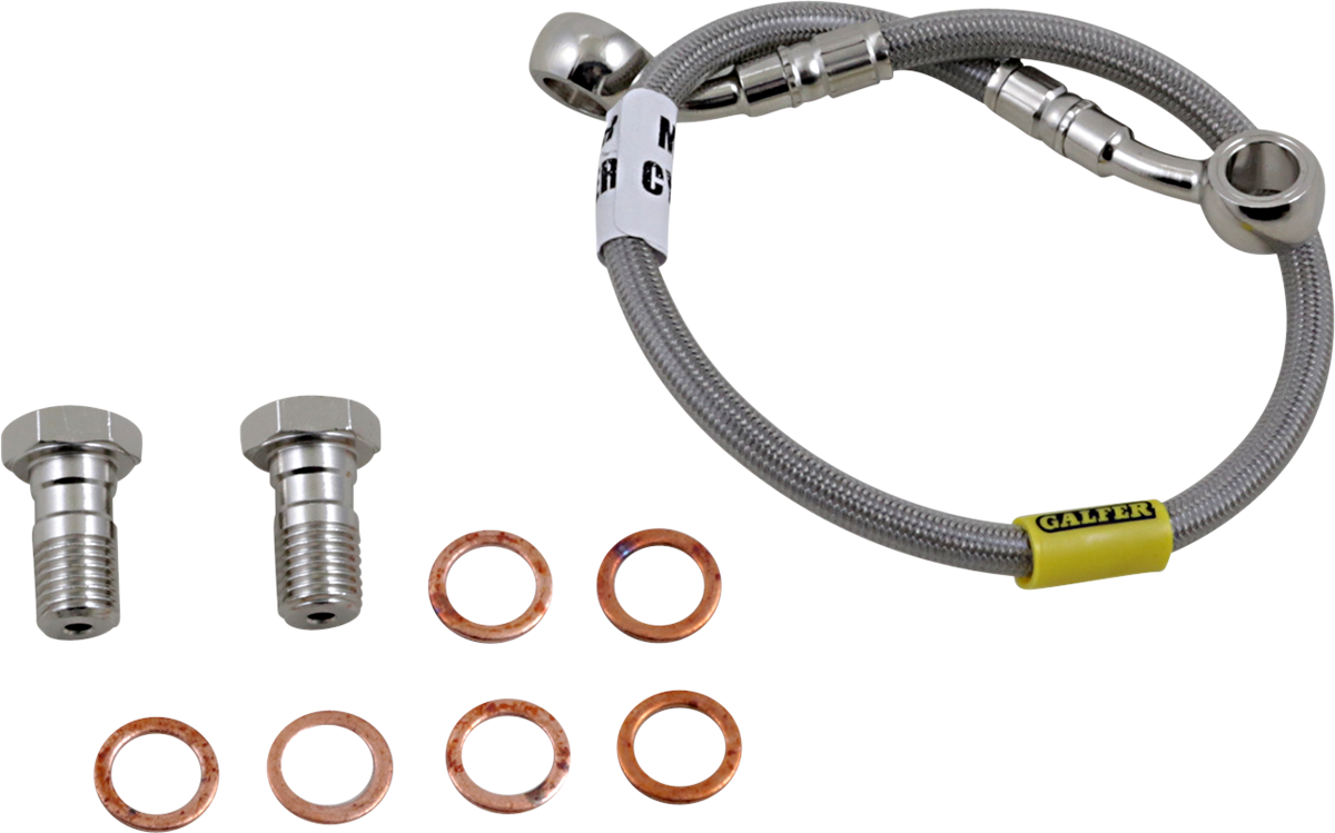 GALFER Brake Line - Stainless Steel FK003D385R - Cycle City Outdoors