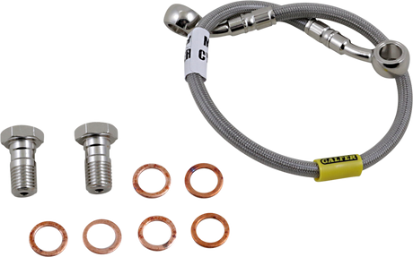 GALFER Brake Line - Stainless Steel FK003D385R - Cycle City Outdoors