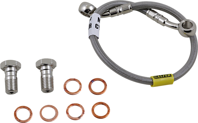 GALFER Brake Line - Stainless Steel FK003D385R - Cycle City Outdoors