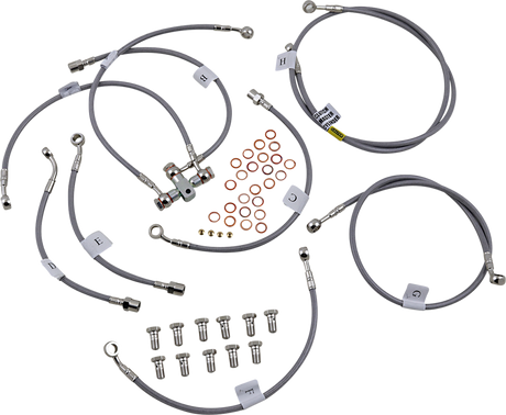 GALFER Brake Line - Stainless Steel FK003D420-9 - Cycle City Outdoors