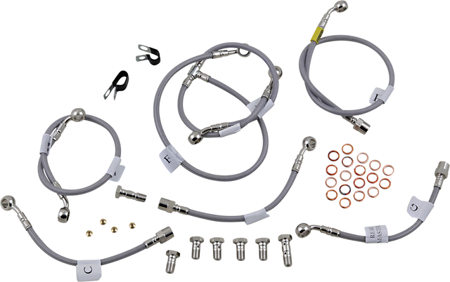 GALFER Brake Line - Stainless Steel FK003D733-8 - Cycle City Outdoors