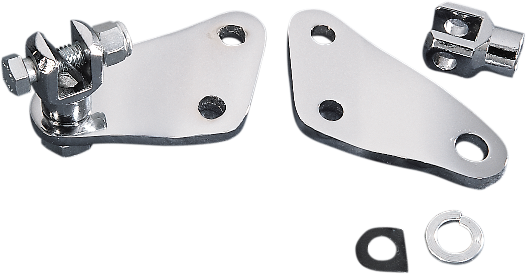 DRAG SPECIALTIES Passenger Footpeg Mount - With Clevis - FL/FX 361548-BX-LB1 - Cycle City Outdoors