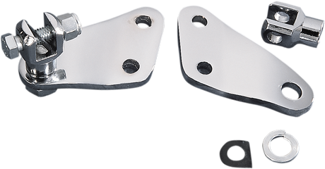DRAG SPECIALTIES Passenger Footpeg Mount - With Clevis - FL/FX 361548-BX-LB1 - Cycle City Outdoors