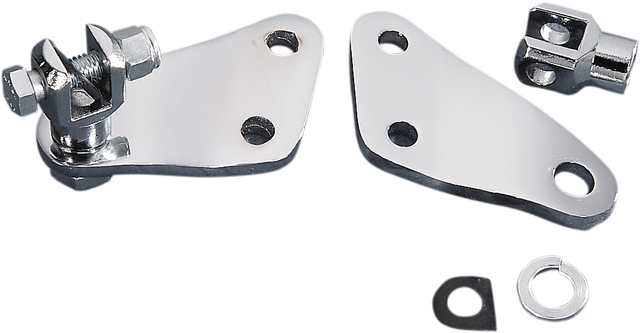 DRAG SPECIALTIES Passenger Footpeg Mount - With Clevis - FL/FX 361548-BX-LB1 - Cycle City Outdoors