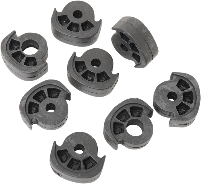 DRAG SPECIALTIES Large Footpegs - Rubbers Only 361056-HC6 - Cycle City Outdoors