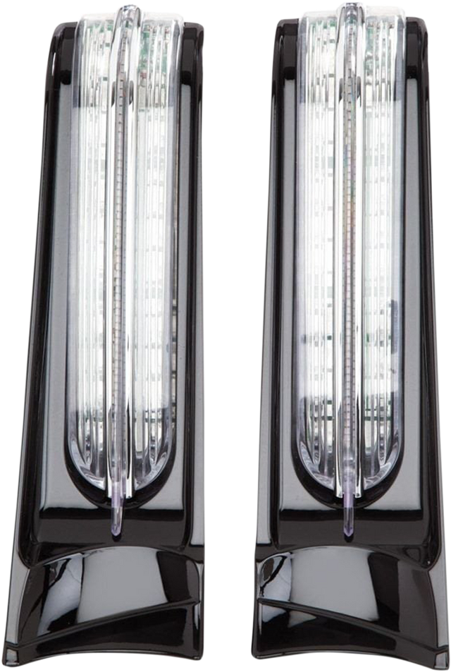 CIRO Filler Panel Light - Clear Lens - Red LEDs - Black 40047