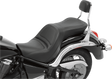 SADDLEMEN Seat - Explorer™ - without Backrest - Stitched - Black - VN900 K06-11-029