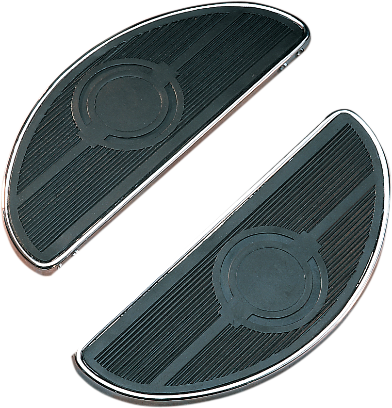 DRAG SPECIALTIES Floorboards - Half-Moon - FL 17-0418-BXLB2 - Cycle City Outdoors