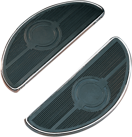 DRAG SPECIALTIES Floorboards - Half-Moon - FL 17-0418-BXLB2 - Cycle City Outdoors