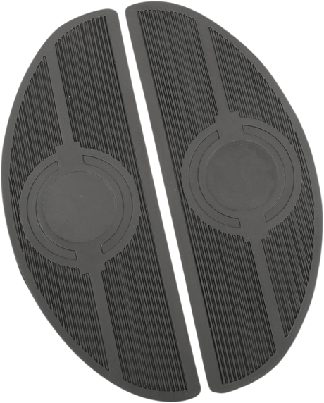 DRAG SPECIALTIES Replacement Floorboard Rubber - Half-Moon 17-0418R-HC4 - Cycle City Outdoors