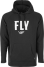 Fly Weekender Pullover Hoodie Black/White Lg - Cycle City Outdoors