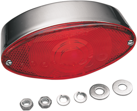 DRAG SPECIALTIES Taillight - Cat Eye 12-0042-BC-3 - Cycle City Outdoors