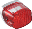DRAG SPECIALTIES Taillight - Red Lens 12-0019BXLB1 - Cycle City Outdoors