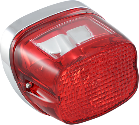 DRAG SPECIALTIES Taillight - Red Lens 12-0019BXLB1 - Cycle City Outdoors