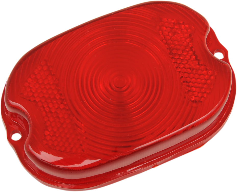 DRAG SPECIALTIES Replacement Taillight Lens - Red 12-0012-HC3 - Cycle City Outdoors